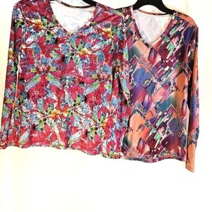 2 Reel Legends Sz L Performance Tops